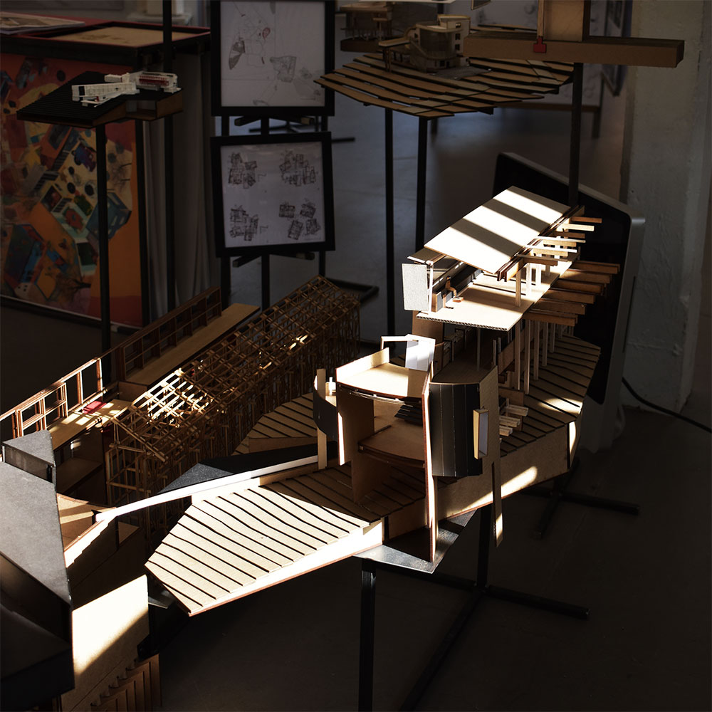 An architect's model of a building