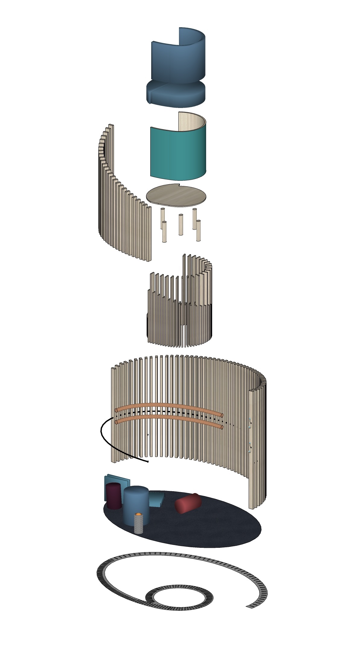 Exploded Axonometric