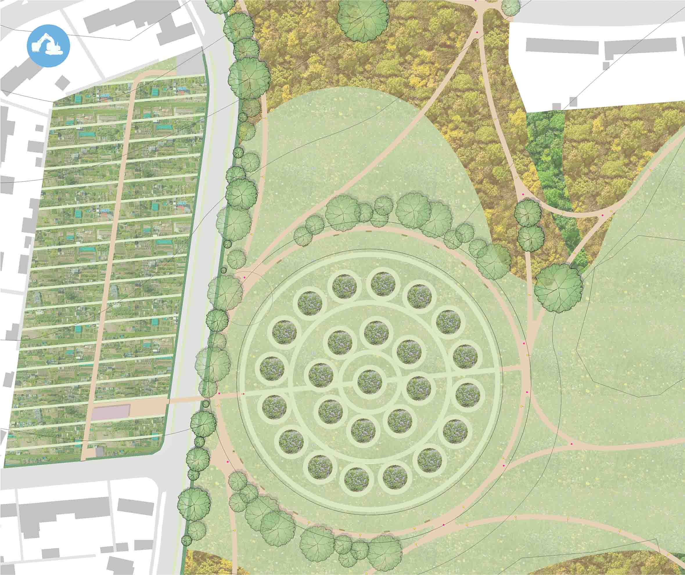 Plan of an Intervention Area of Test Plots