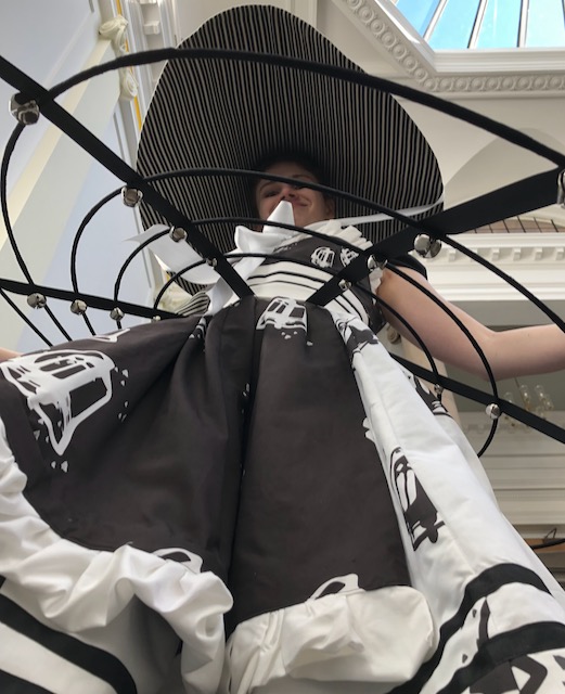 View from under crinoline