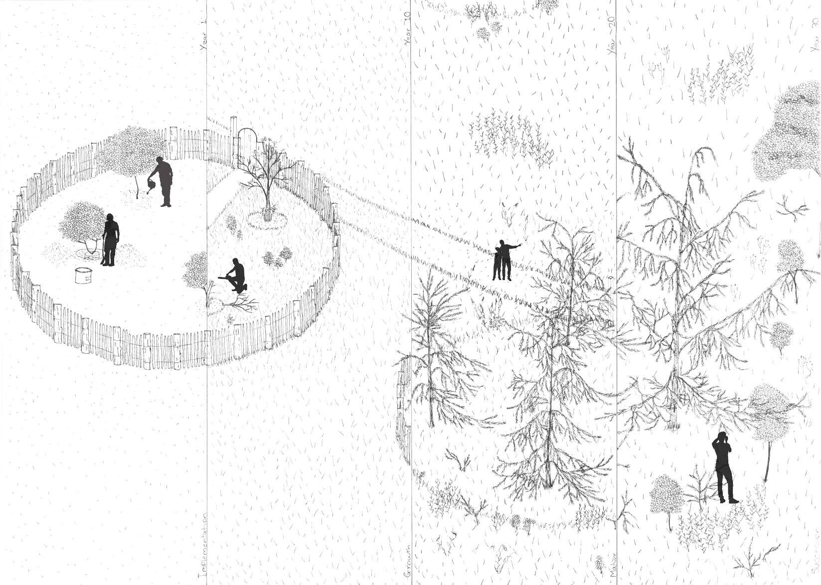Test plots through time