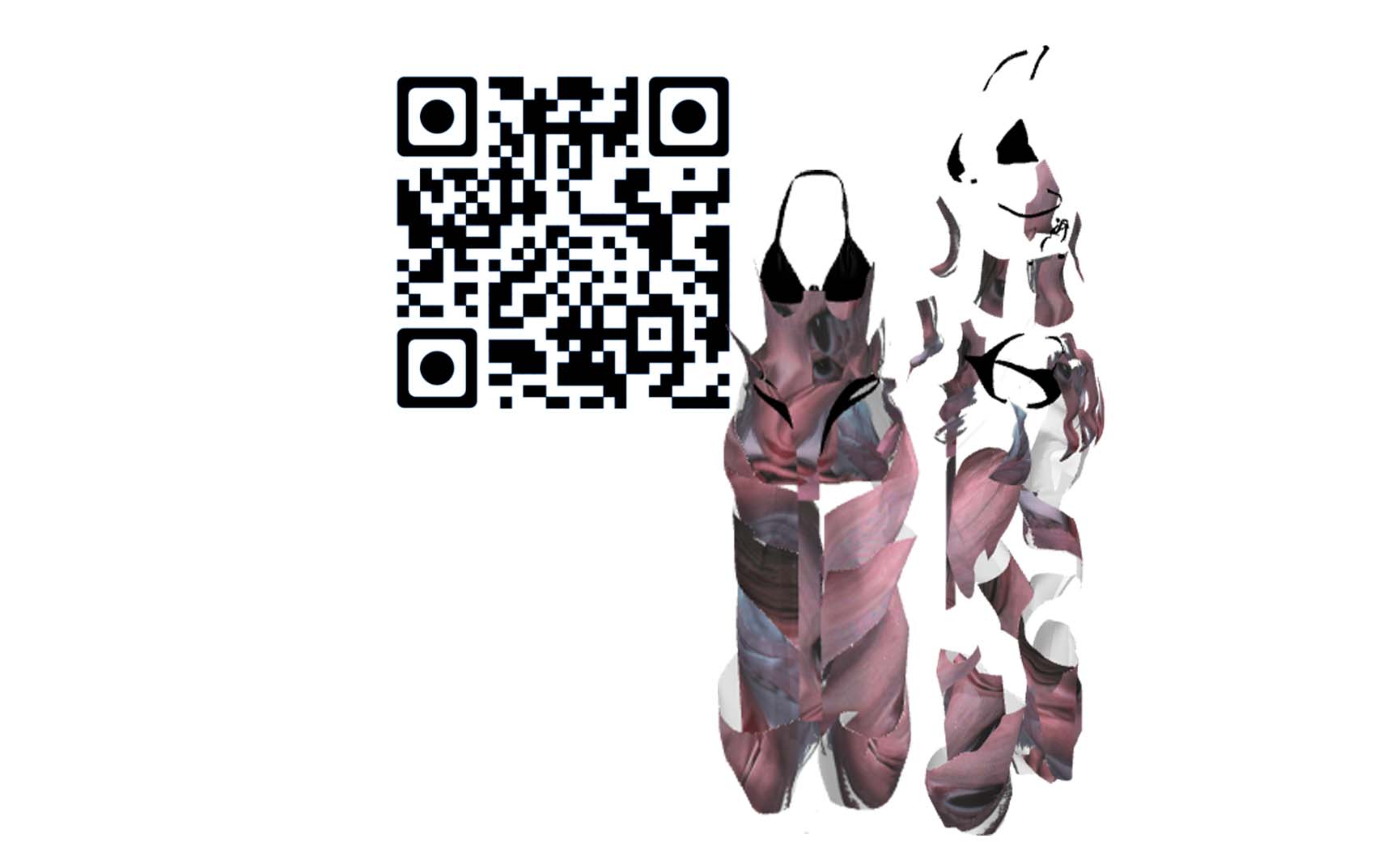 cyborg look digital version and qrcode
