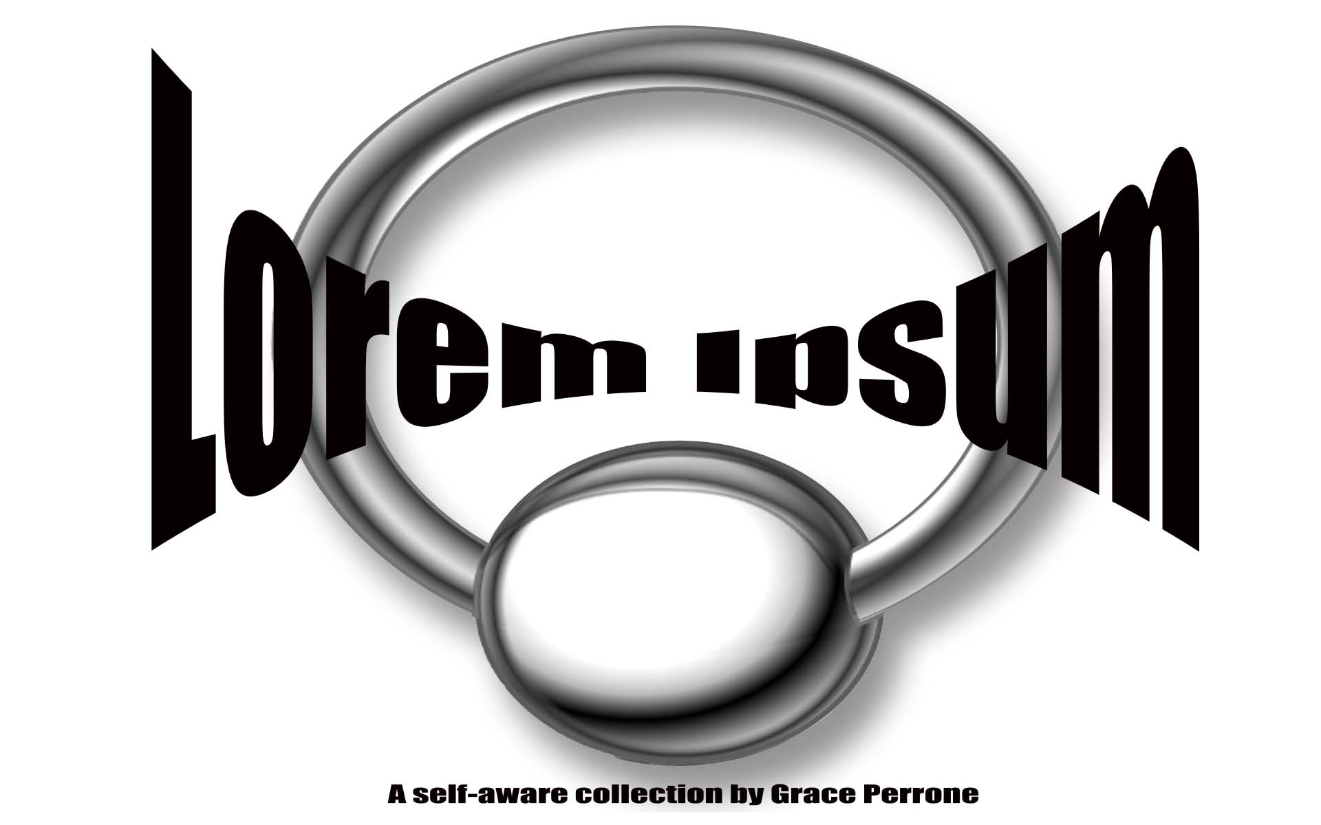 Lorem ipsum distorted text header