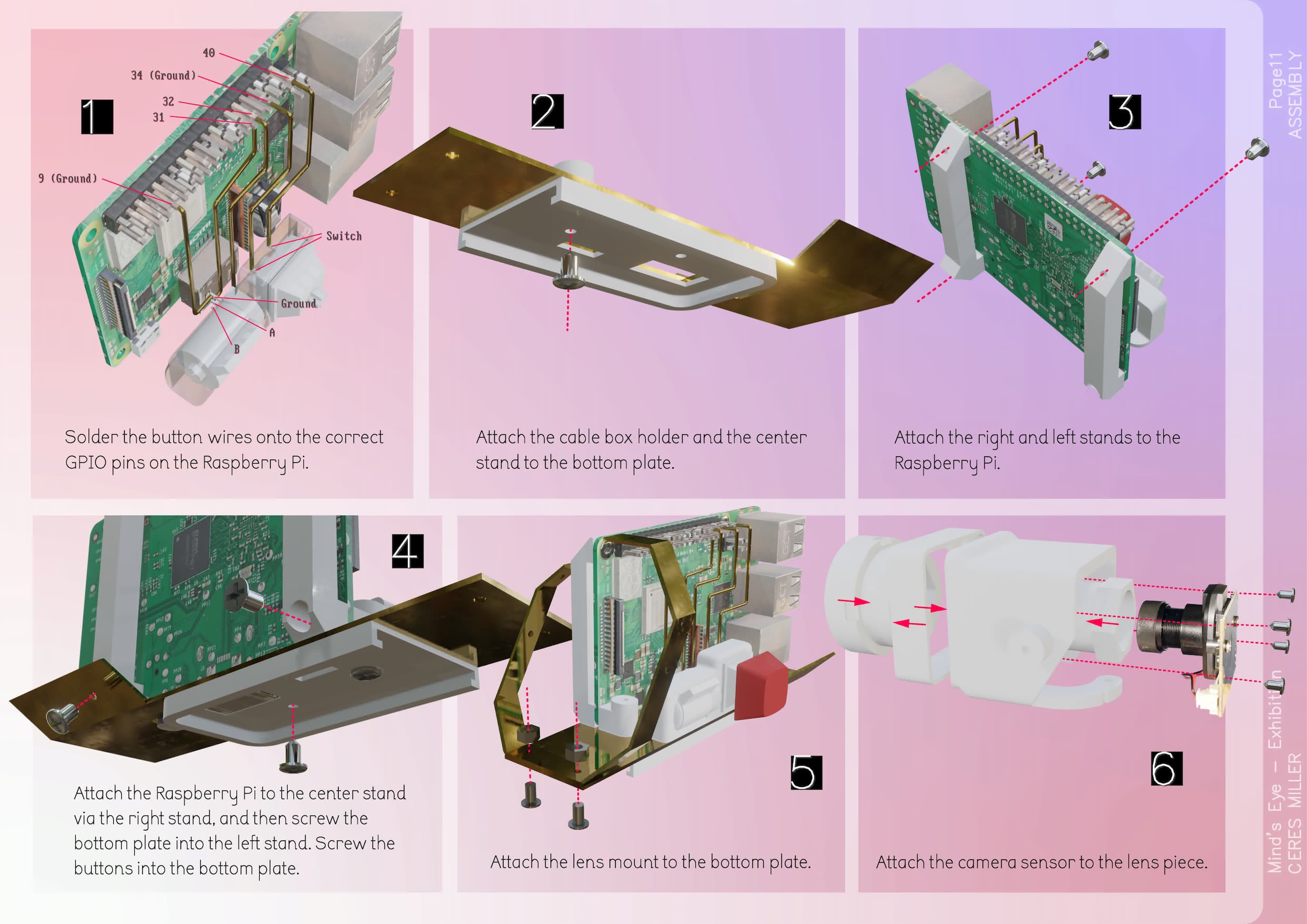 Mind's Eye camera assembly graphics