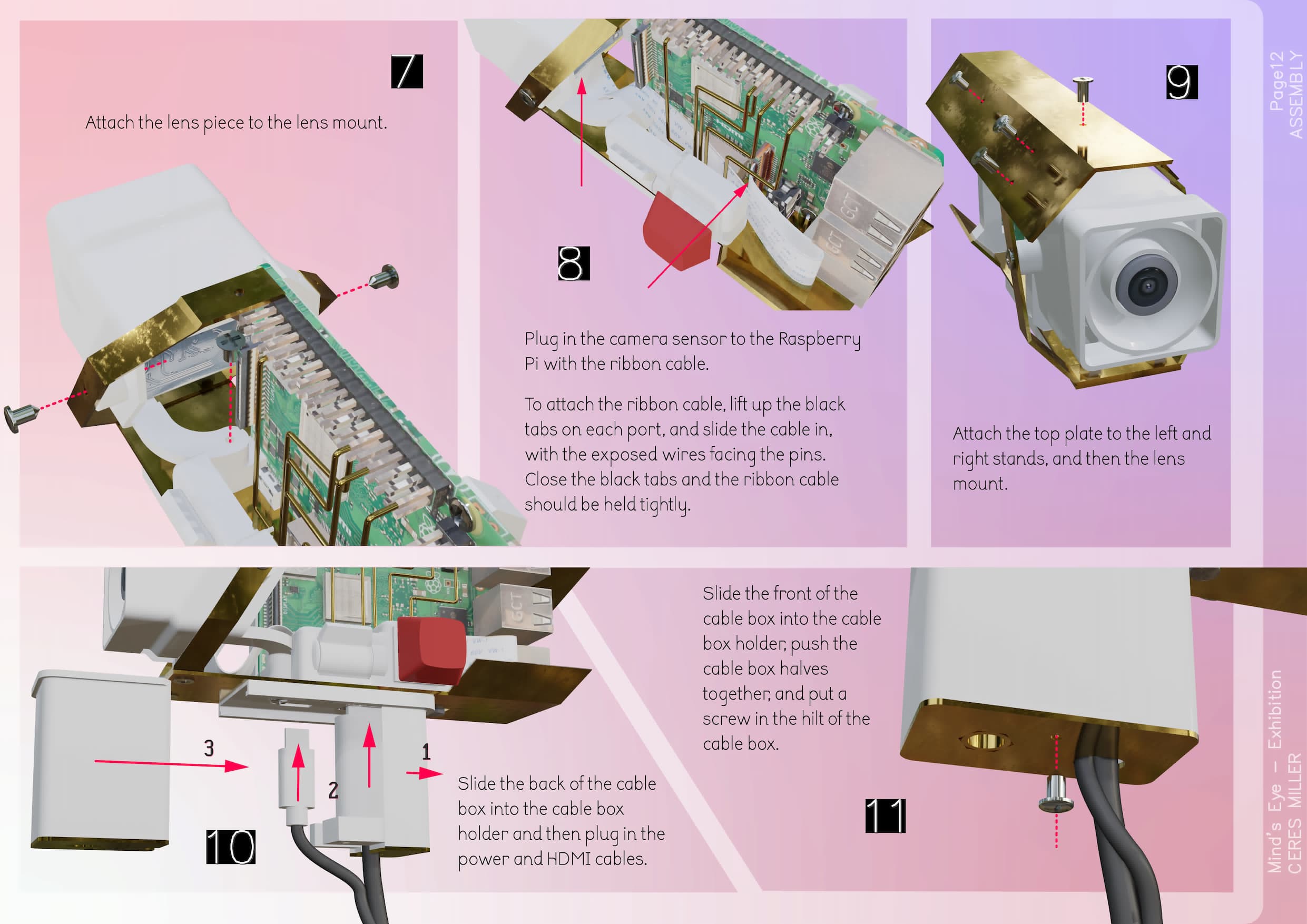 Mind's Eye camera assembly graphics