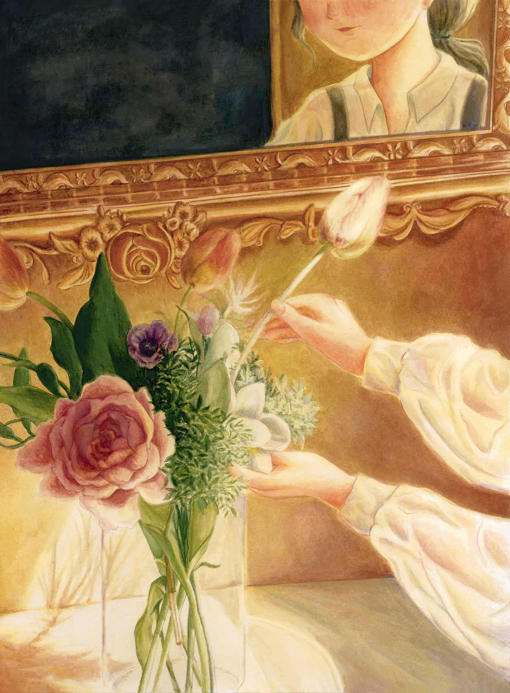 Illustration 4: The Shining Bouquet of Flowers