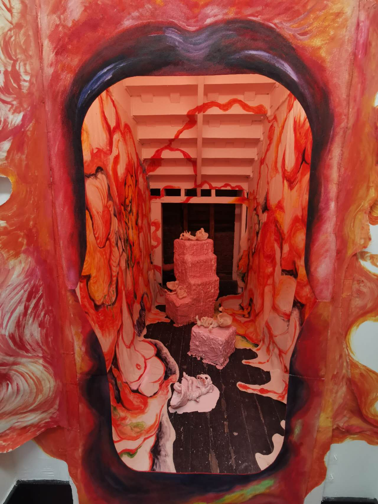 entrance to 'The Temple of the Fat Man'