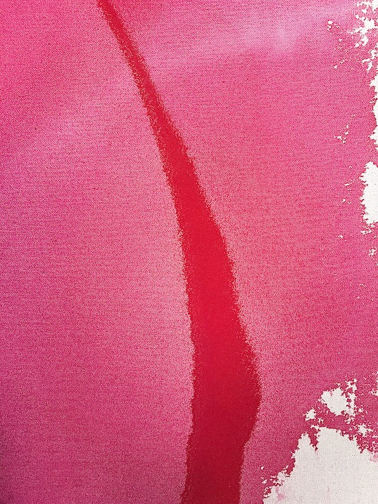 CLOSE UP OF PAINTING.