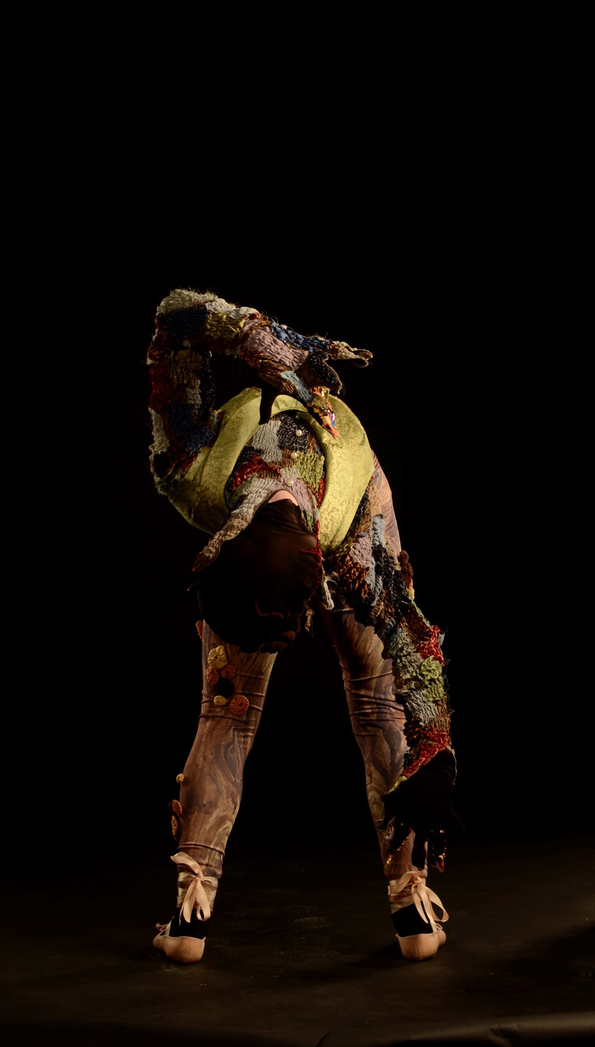 A costume for a characterisation of Dorian's Portrait from The Picture of Dorian Gray by Oscar Wilde.