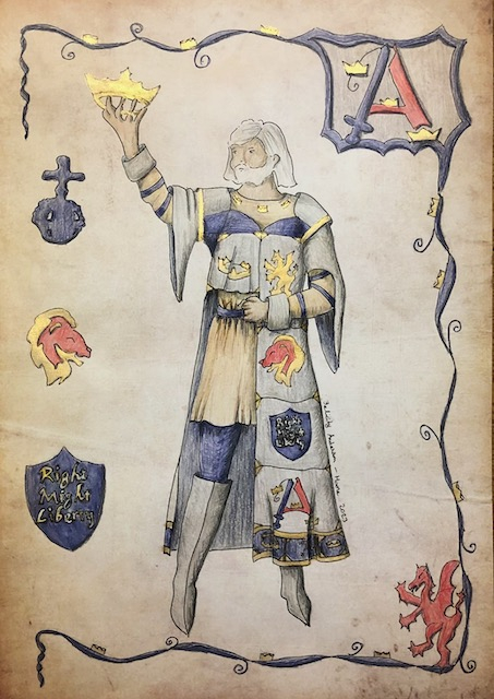 King Arthur Costume Plate