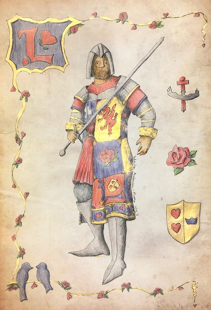 Lancelot Costume Plate