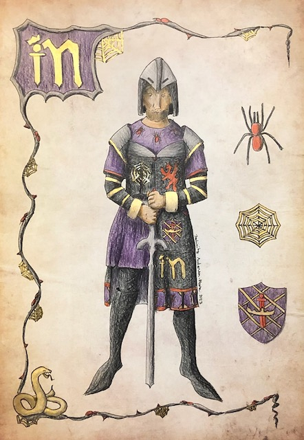 Mordred Costume Plate