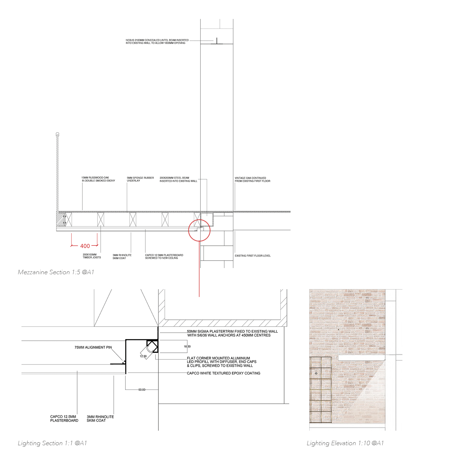 Mezzanine Detail