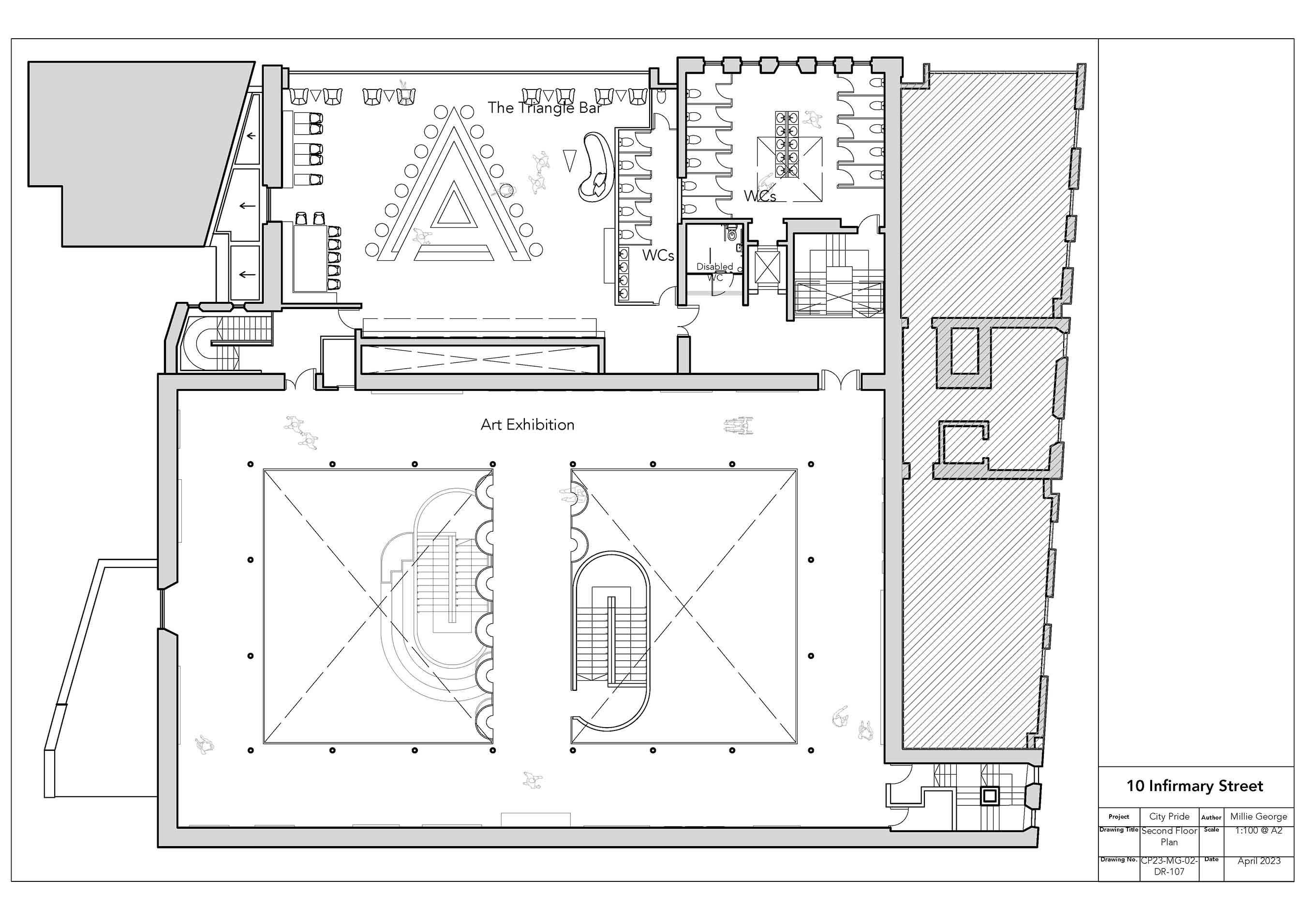 Second Floor Plan 1-100 @ A2