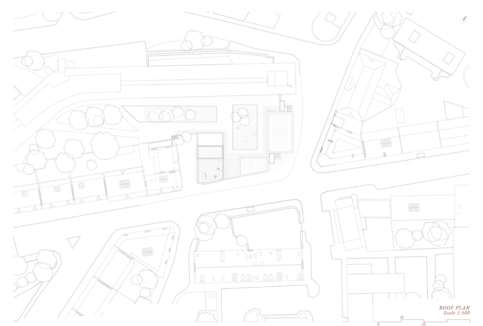 Context Plan of proposal within Leith's urban grain