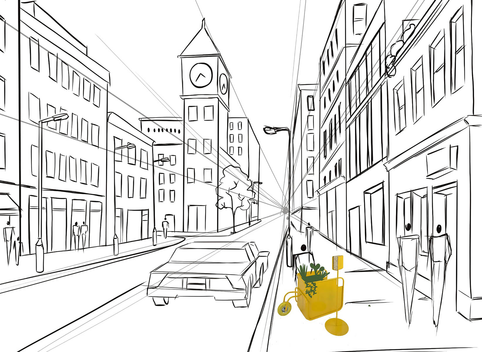 A drawing of Fàs in use