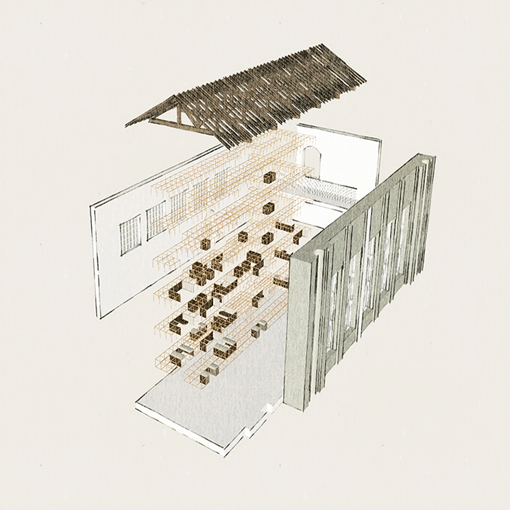 Axonometric of Major Space