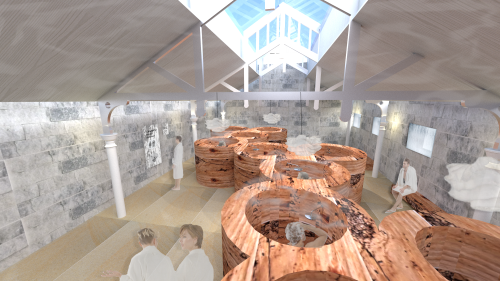 Render of Changing Room
