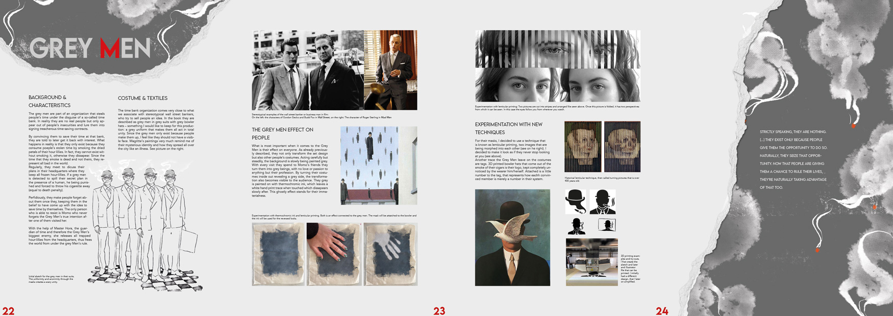 four pages of research