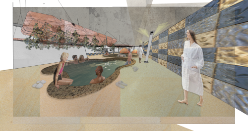 Final image of the main space of the project 
