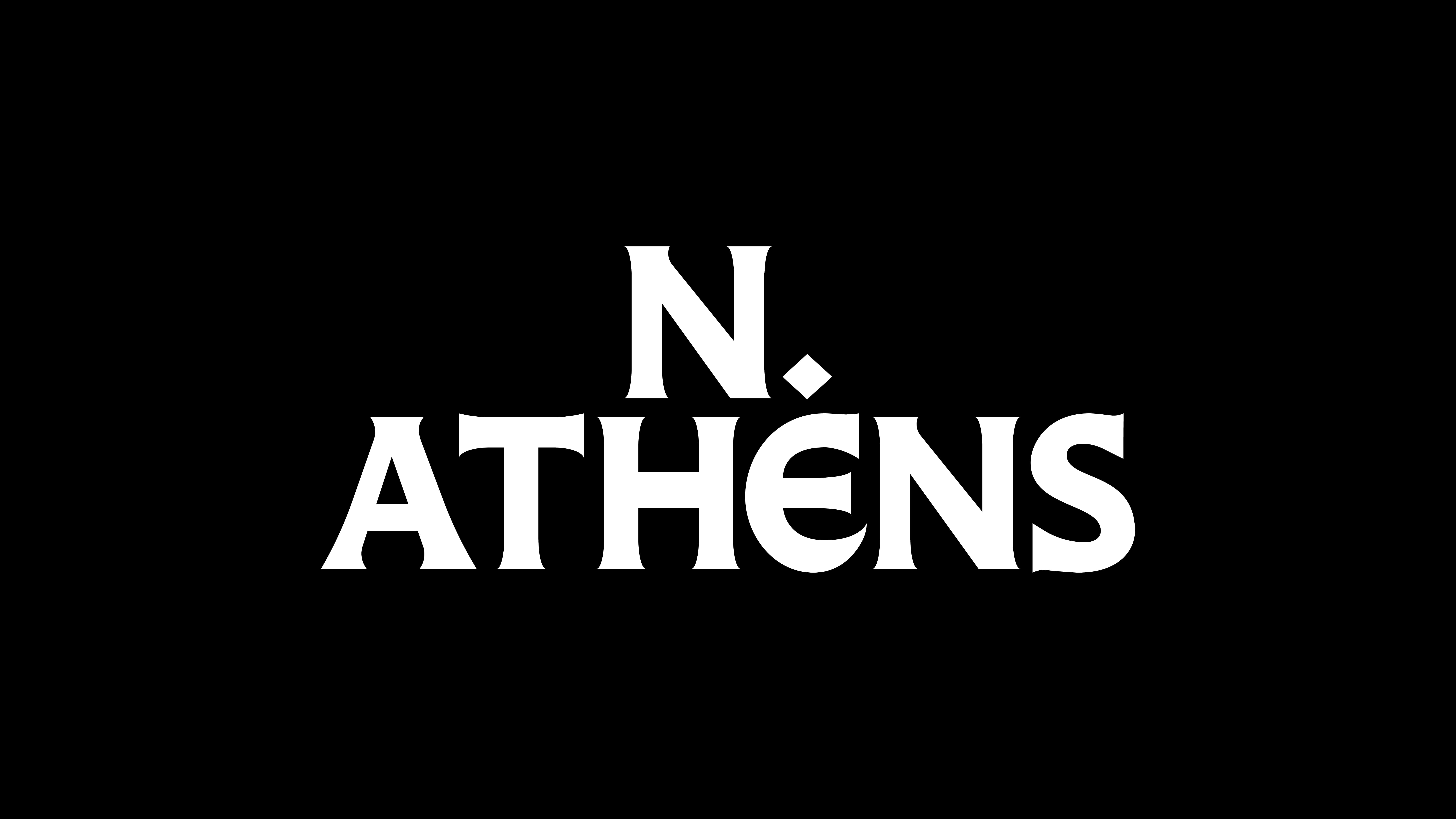 "N. Athens" in Edina typeface