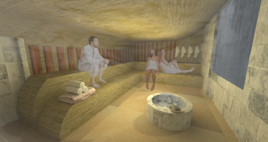 Render of Sauna for Sea Swimmers