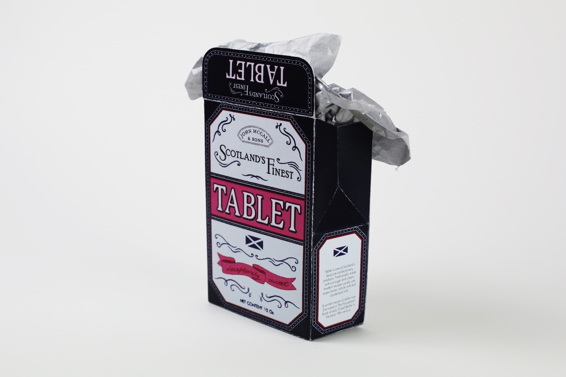 tablet box side view