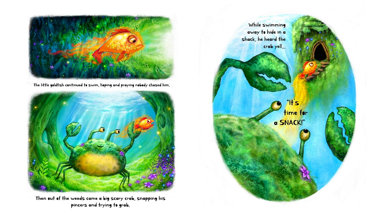 Picture book crab character