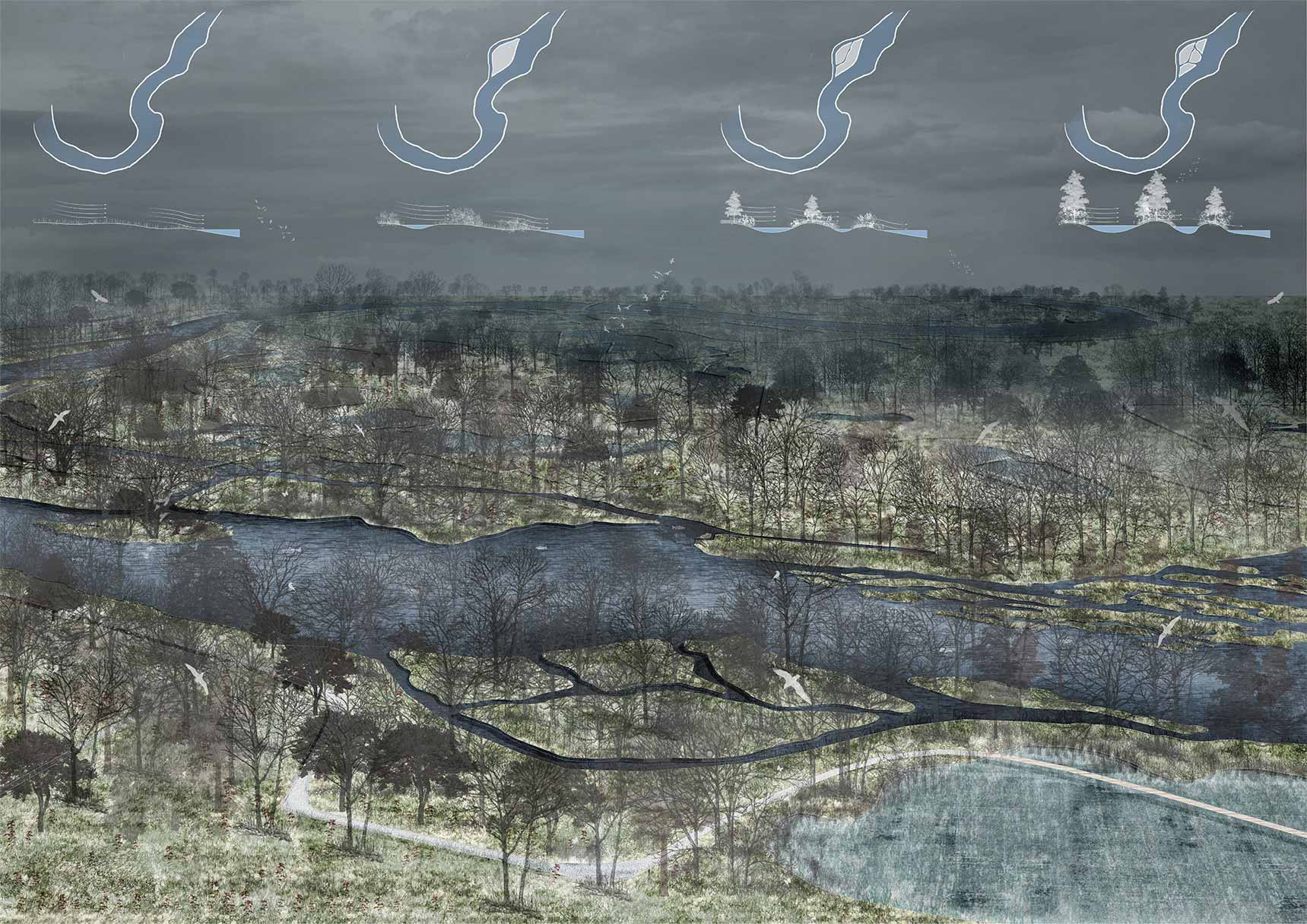 Landscape realisation process