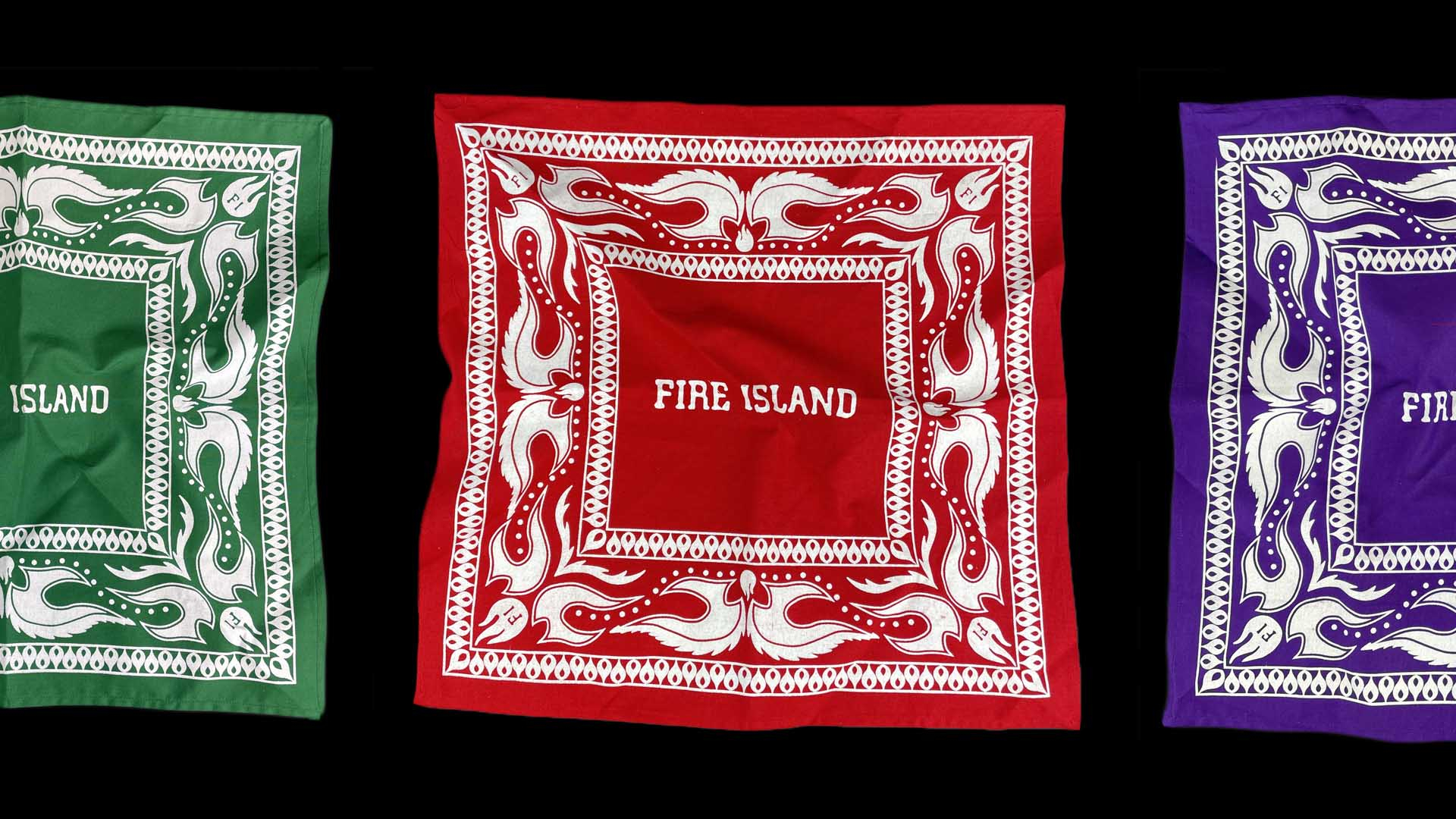 Fire Island bandana prints