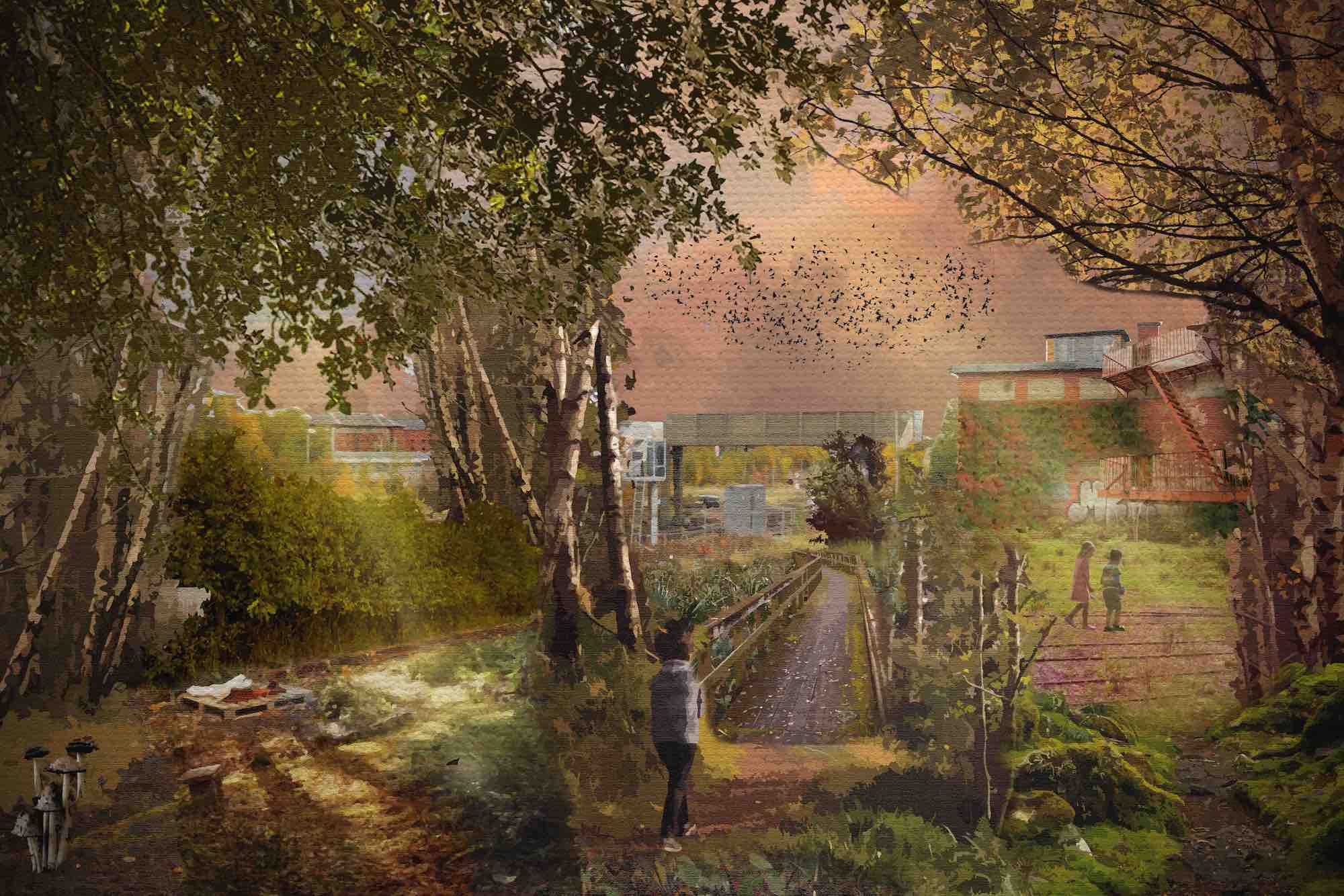 Meggetland Station Park Visual